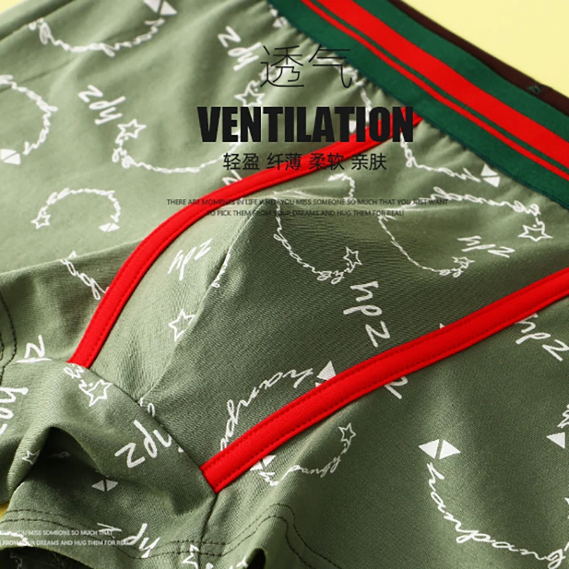 3Pcs Boxer Shorts Men's Underwear Sexy Panties Cotton Boxers Man Underpants Male Shorts Homme U Convex Lingerie Free Shipping