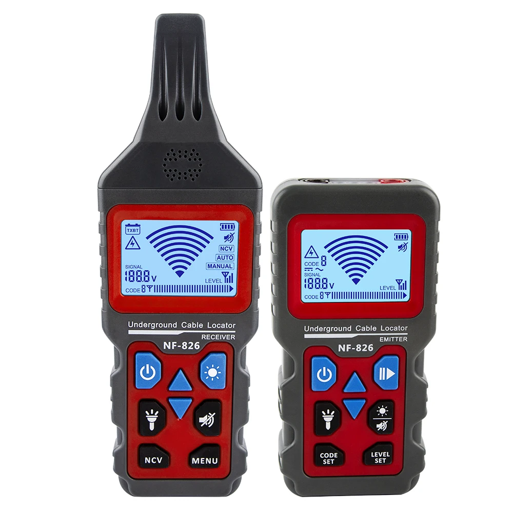 

Digital Backlight High Voltage Underground Wire Detector Cable Fault Locator NF-826