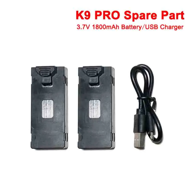Аккумуляторная батарея 3 7 в 1800 мАч/USB-кабель для зарядного устройства K9 PRO Mini Drone