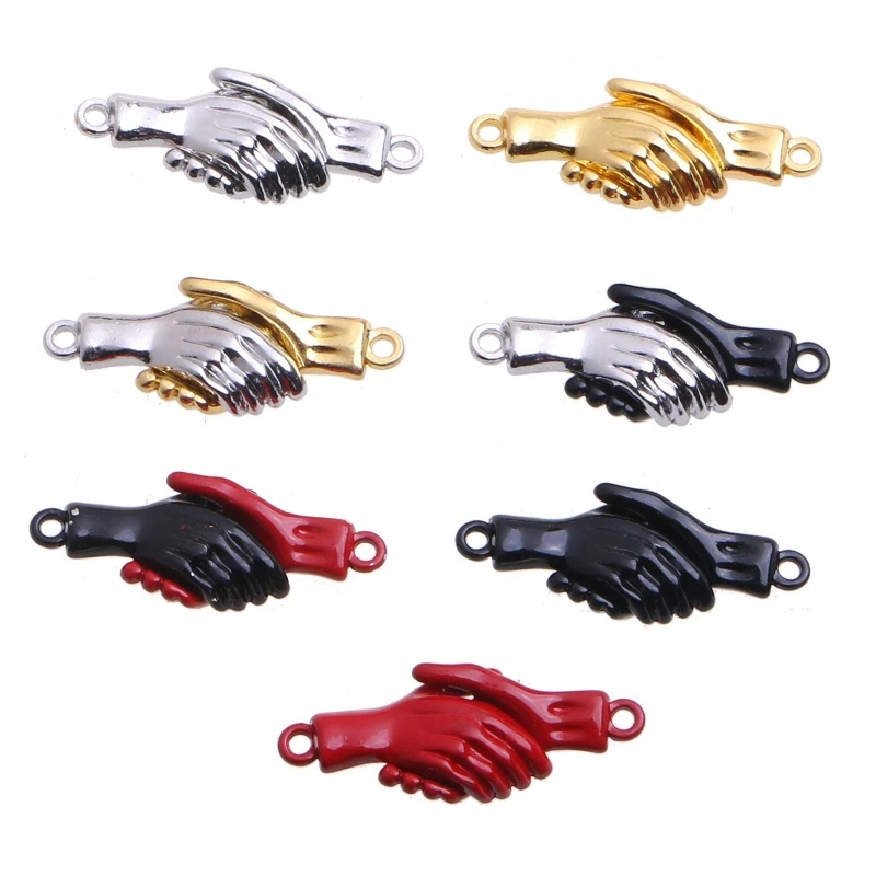 

Magnetic Clasps Bracelet Buckle Hook Connector Handshake Shake Hands Clasps For DIY Jewelry Making Accessories Couple