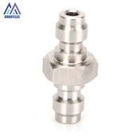 pcp paintball pneumatic male male plug quick coupling 8mm fill head air filling socket stainless steel double end male plug 1pc