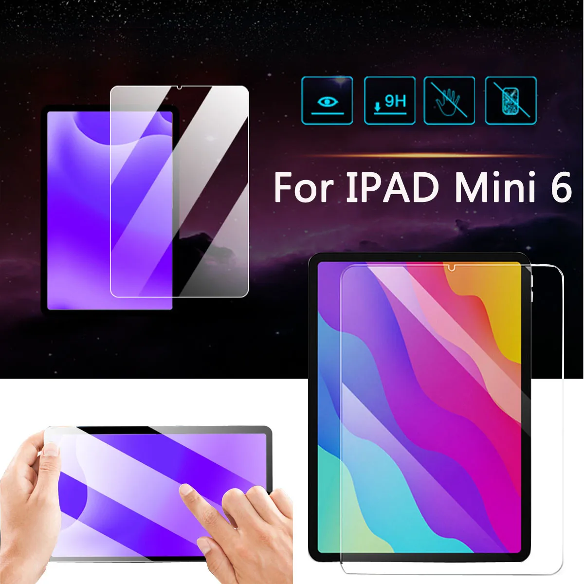 

1 шт., защитная пленка для экрана Apple Ipad Mini 6 8,3 дюйма 2021 Mini 6, высококачественное закаленное стекло для планшета, защитная пленка