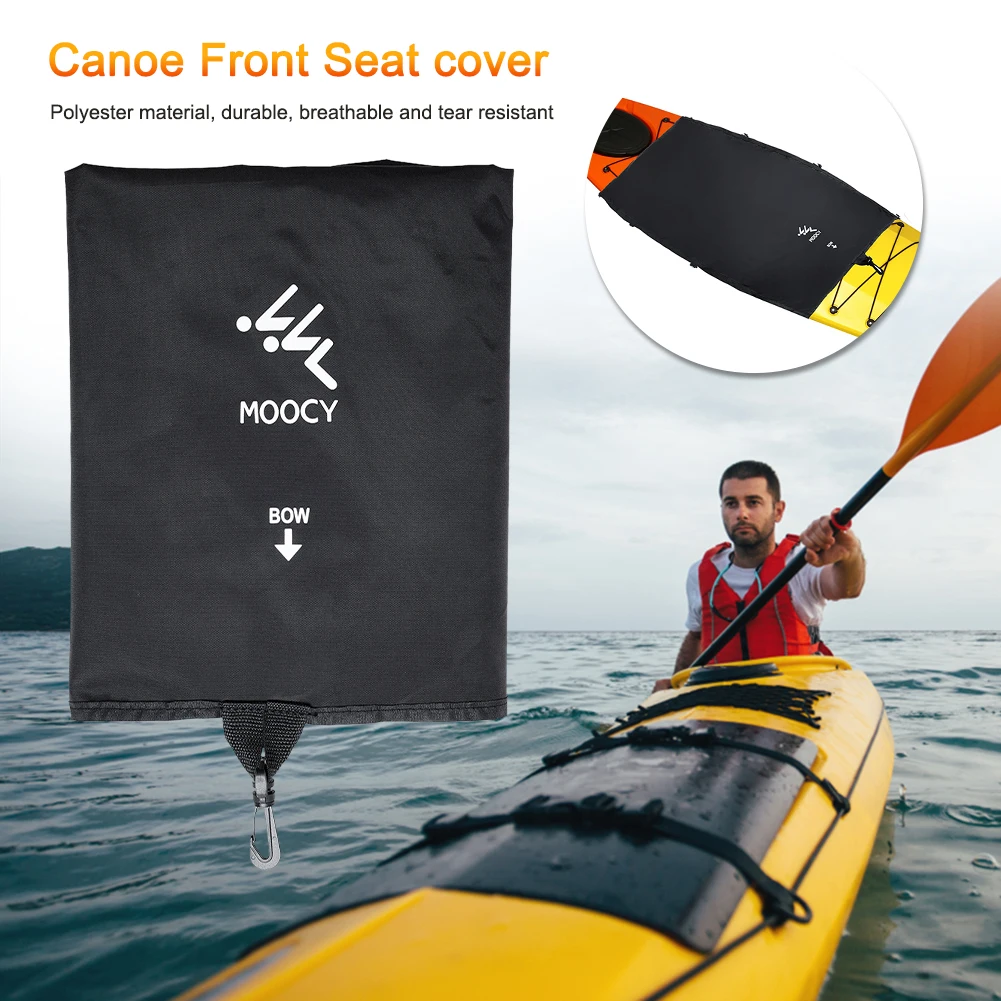 

Kayak Front Seat Cover Ocean Boat 600D Oxford Waterproof UV Resistant Dustproof Canoe Kayak Cockpit Drape Cover Shield Accessori