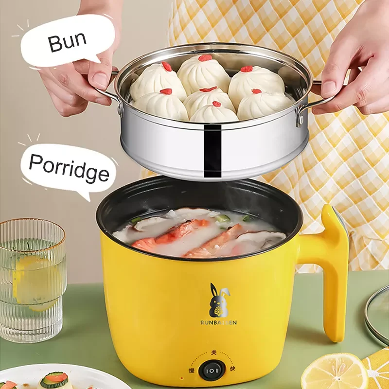 

Electric Rice Cooker Household 220V Hot Pot cooker For Students Dormitory Multi-functional Electric Cooking Machine Nonstick Pan