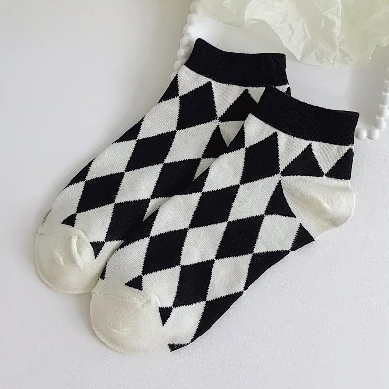 Весенние женские дизайнерские носки в стиле Харадзюку для женщин хлопковые с