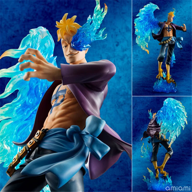 

Аниме One Piece MAS Marco the Phoenix 1/8 Complete Battle Ver. ПВХ Фигурка Статуя Коллекционная модель детские игрушки куклы Подарки