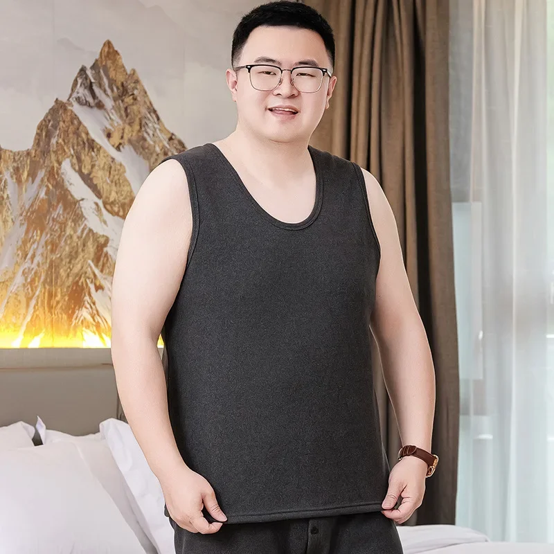 Новое поступление Suepr большой толстый однотонный жилет с добавлением флиса