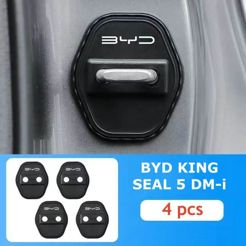 

Для BYD KING SEAL 5 DMi Chazor 2025 2024, защитный силиконовый чехол для дверного замка автомобиля, аксессуары