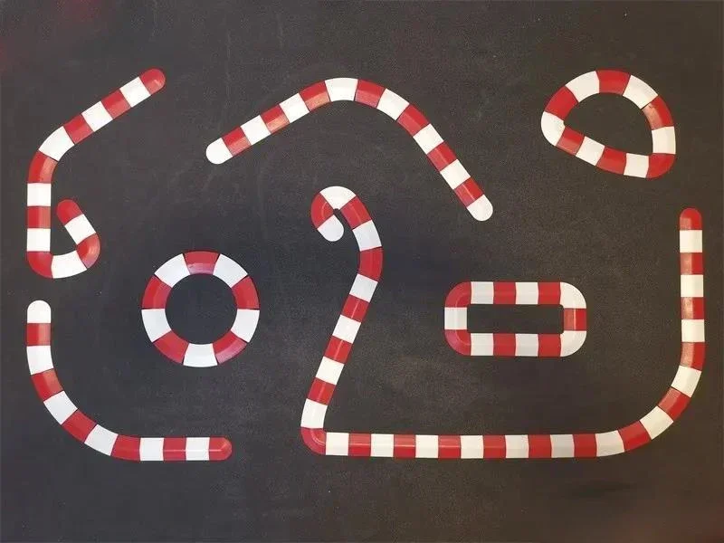 26 шт. 1/76 дорожный барьер DIY гоночный трек дизайн Дрифтинг радиоуправляемые части