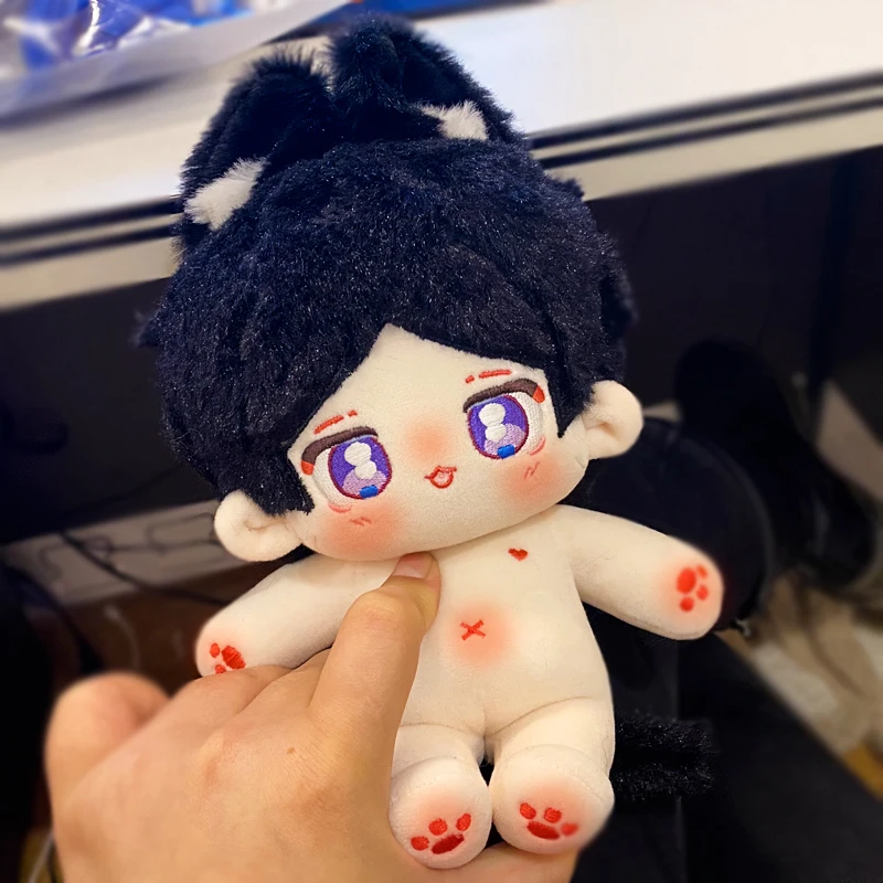 

Аниме Haikyuu! Tobio Kageyama 20 см кошачьи ушки плюшевая кукла сменная одежда игрушки милые плюшевые Мультяшные куклы для косплея подарок на Рождеств...