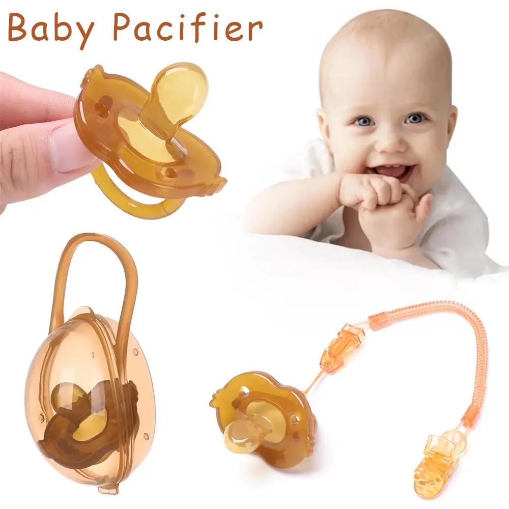 

Food Grade Silicone Baby Pacifier Cartoon Animals Silicone Teether Day And Night Type Pacifier Baby Safety Chew Toy Accessories