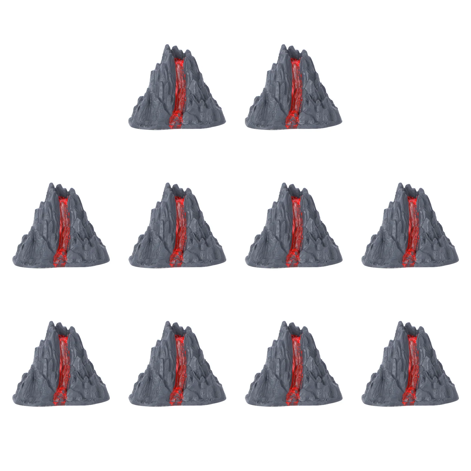 

Volcano Toy Model Ornament Fake Landscape Decoration Simulationvolcanictoystank Playset Kit Party Mini Supplies Erupting