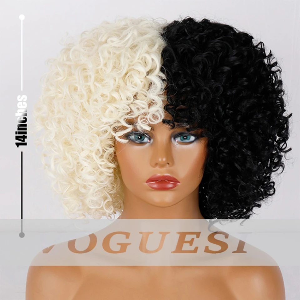 

Синтетический короткий африканский парик черно-белый натуральный синтетический женский парик из термостойкого волокна афроамериканский ...