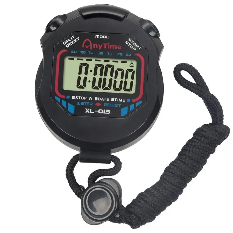 

Digital Stopwatch For Sports Classic Waterproof Interval Timer Large Display Handheld Stopwatch Timer Stop Watch With String