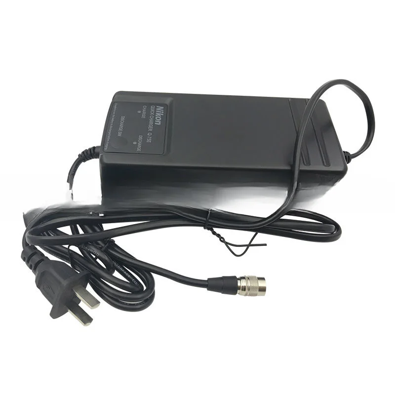 

NEW NIKON Q75E Q-75E charger for Nikon BC-65 BC-80 battery total stations 4-PIN charger EU / US plug