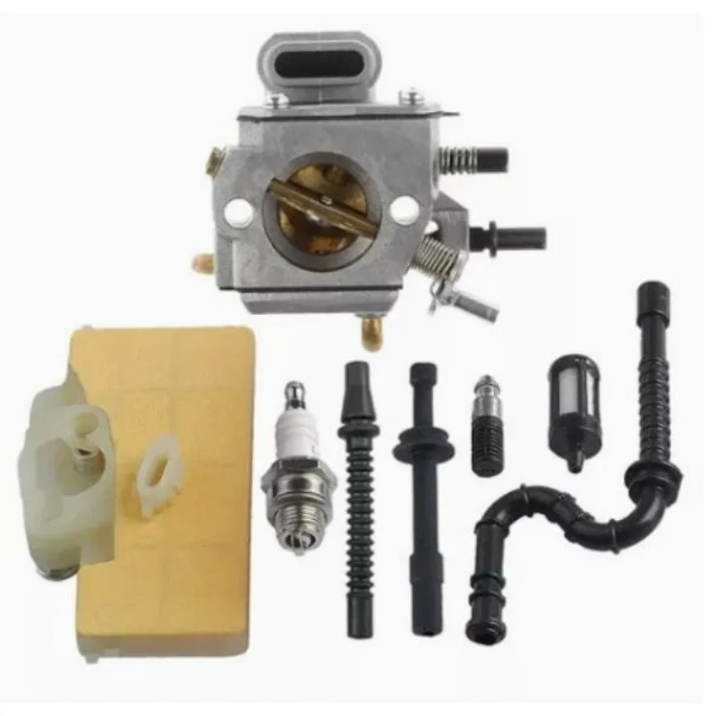 Фото Карбюратор для бензопилы STIHL 029 039 MS310 MS390 с катушкой зажигания, воздушным фильтром и топливным шлангом, комплект для восстановления мощности №1