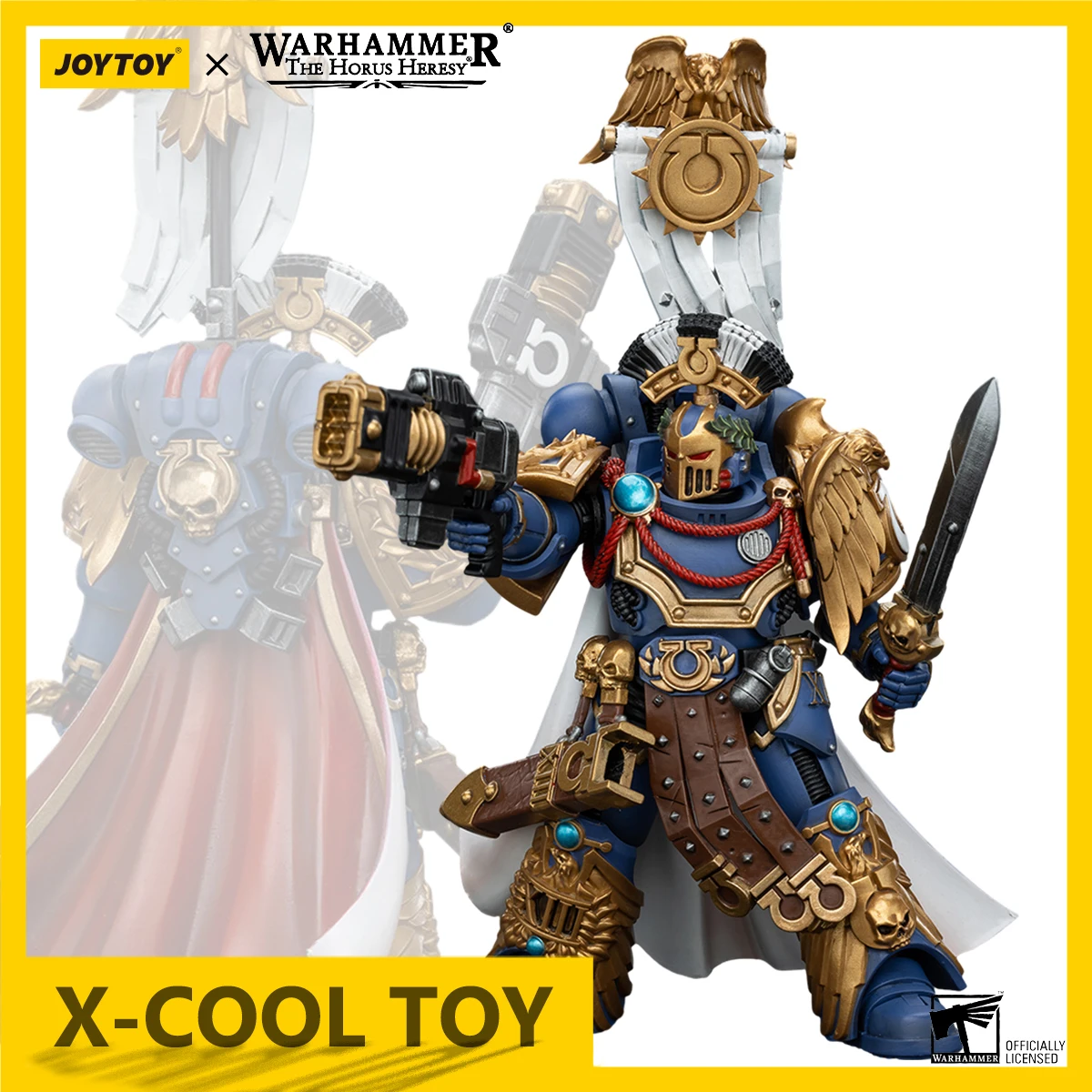 JOYTOY Warhammer The Horus Heresy Ultramarines экшн-фигурка Legion Praetor с силовым мечом и Volkite Serpenta фигурка