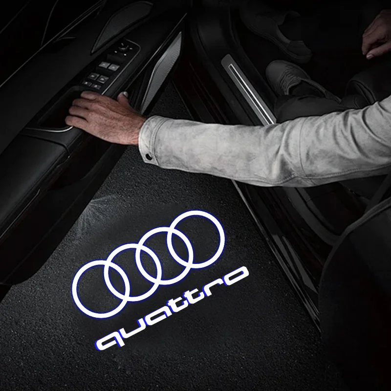 

Светодиодный проектор с логотипом двери автомобиля для Audi A1 A3 A4 A5 A6 B5 B6 B7 B8 C5 C6 C7 A7 A8 Q3 Q5 Q7 TT 8V Автомобильные аксессуары