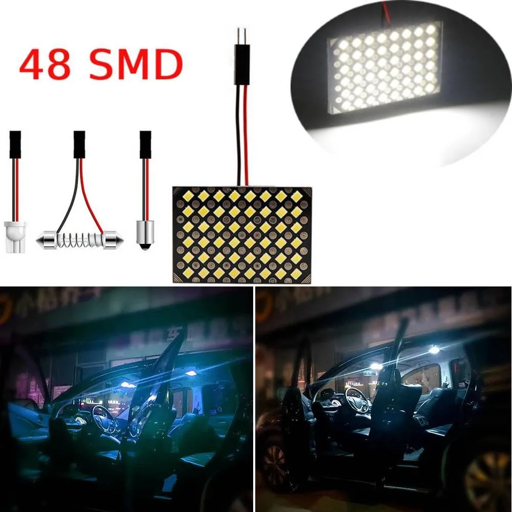 

T10 501 Festoon 239 BA9S 233 T4W Led 6000k White Fit For Car Interior Parts Panel Dome Lamp Bulb For Reading Lights Durable