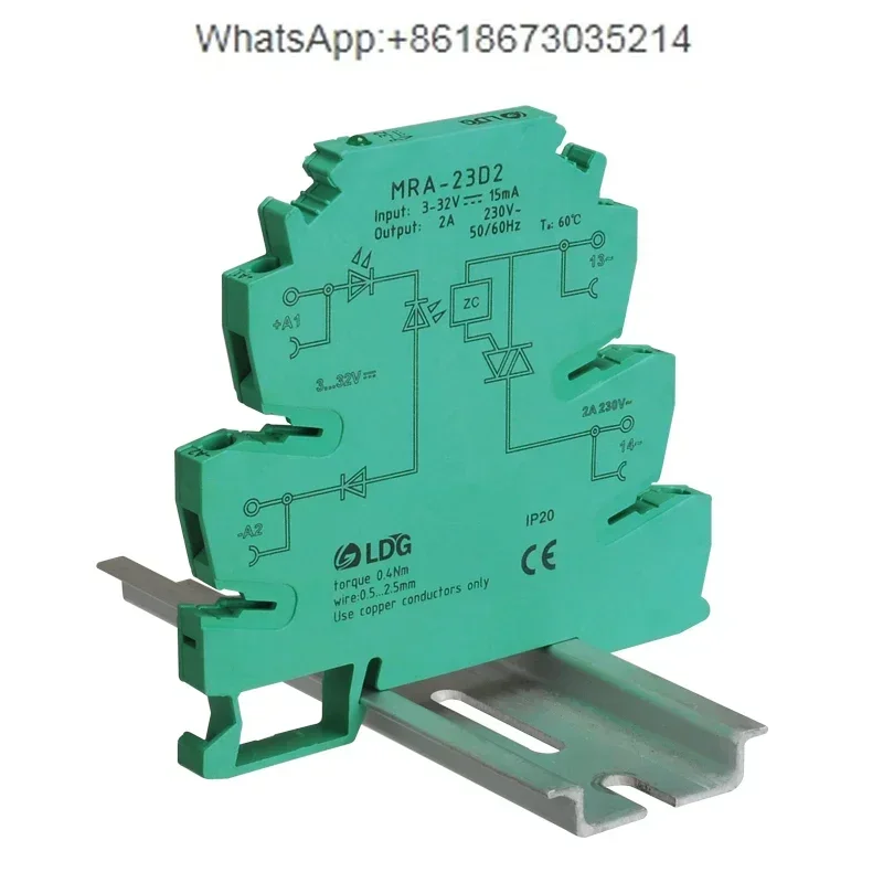 MRA-23D2 модуль твердотельного реле 2 а постоянного тока 24 В переменного