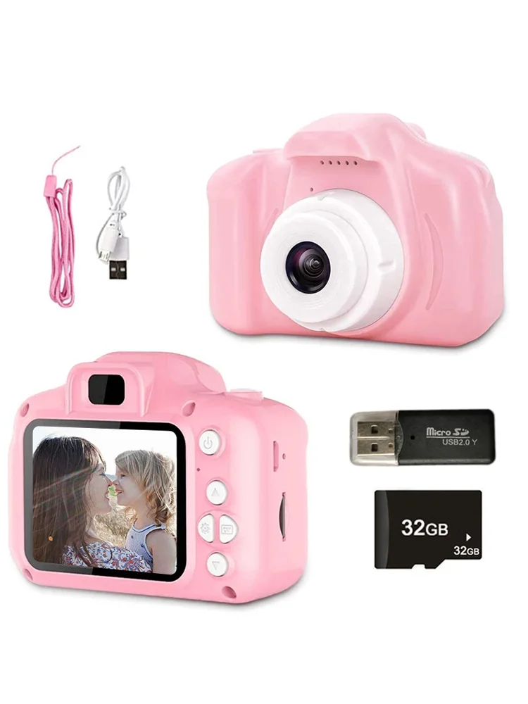 

Twitch Children's Camera Outdoor Photography Toy Gift For Kids Digital Camera 1080P Projection Video Camera With 2 Inch Screen