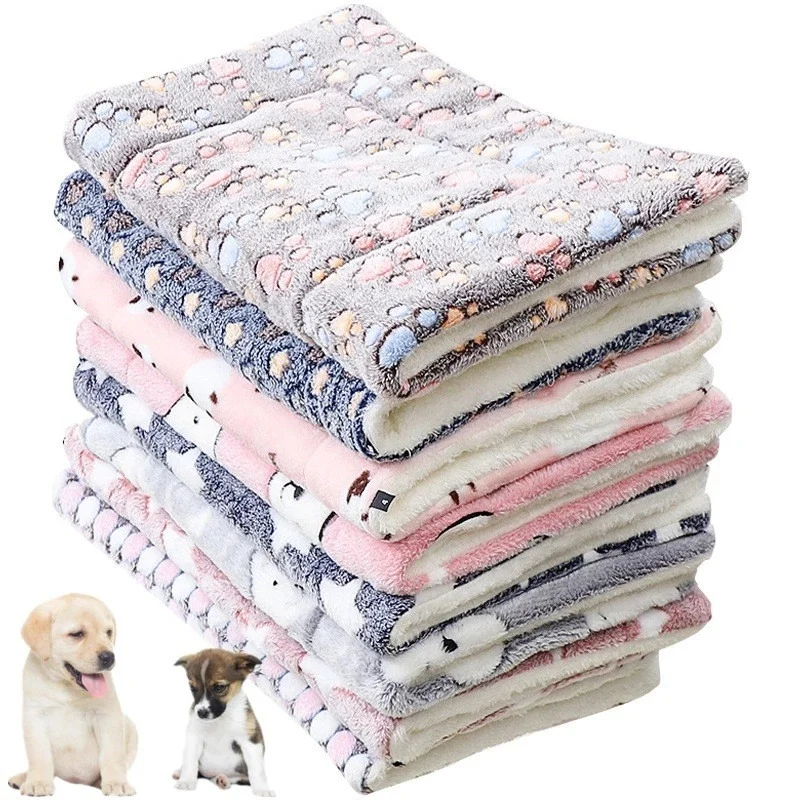 

Cat nest Mat Dog Bed Thickened Fleece Pad Blanket comfortable pet dog Quilt cat warm plush mat dog cat mat pet supplies