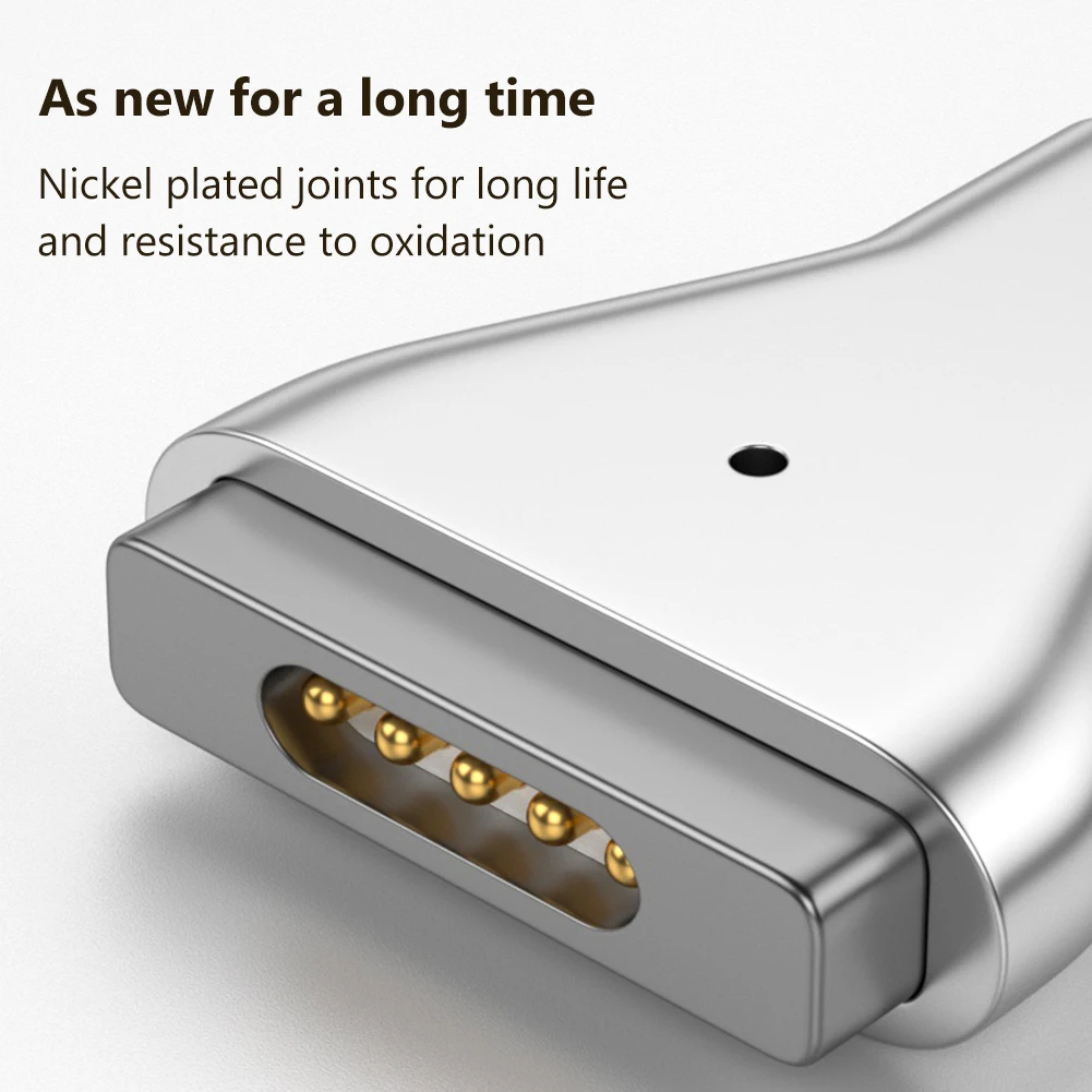 Новинка Магнитный адаптер USB C типа C/DC5521 с гнездом на Magsafe 1 2 разъем PD для быстрой