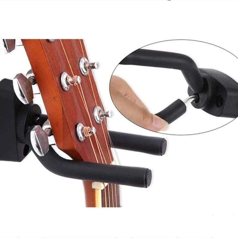 

1Pc Guitar Holder Wall Mount Hook for Electric Acoustic Guitars Strings Guitar Pick Guitar Picks Guitar Stand Guitar Parts