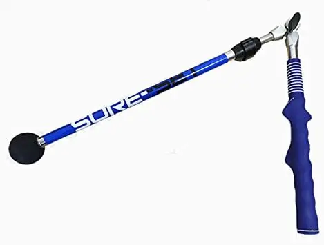 

Golf Swing Trainer Aid Adjustable, Portable Golf Training Aid to Improve Hinge, Forearm Rotation, Shoulder Turn \u2013 Lightweig