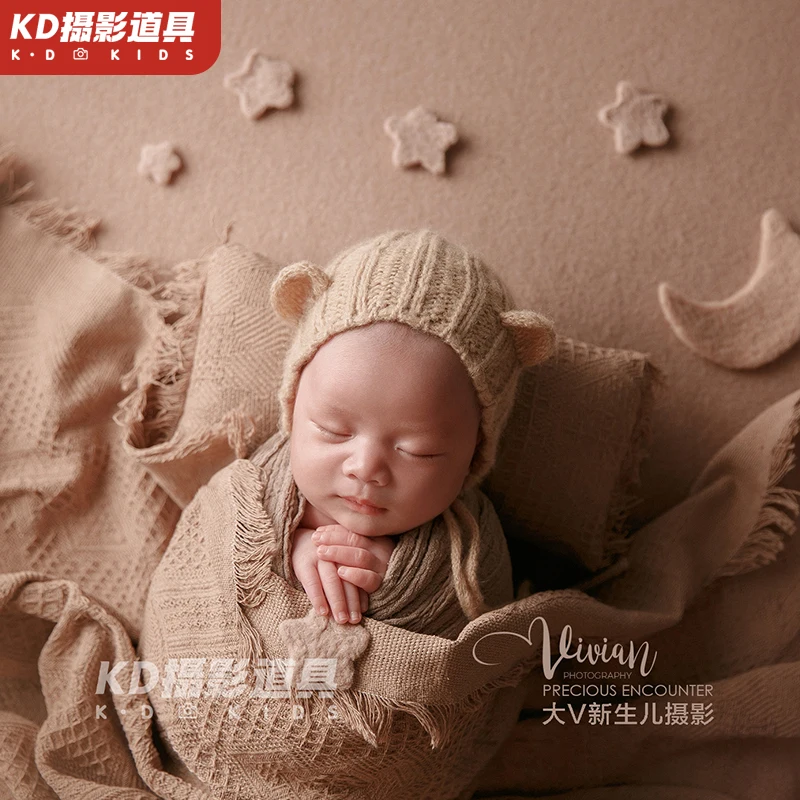 Реквизит для фотосъемки новорожденного ребенка костюм плюшевого мишки детская