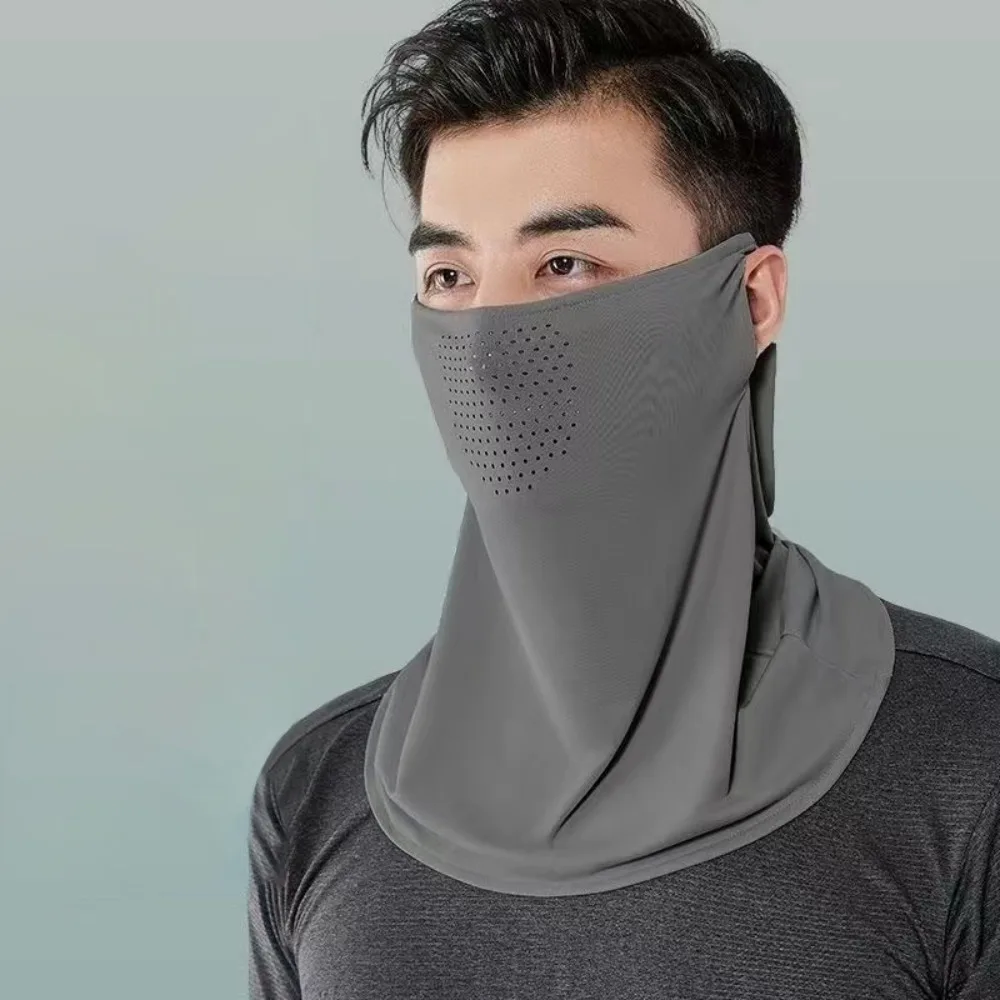 UPF50 + ледяные шелковые бриллианты подвесные ушные шарфы маска шнур для ушей