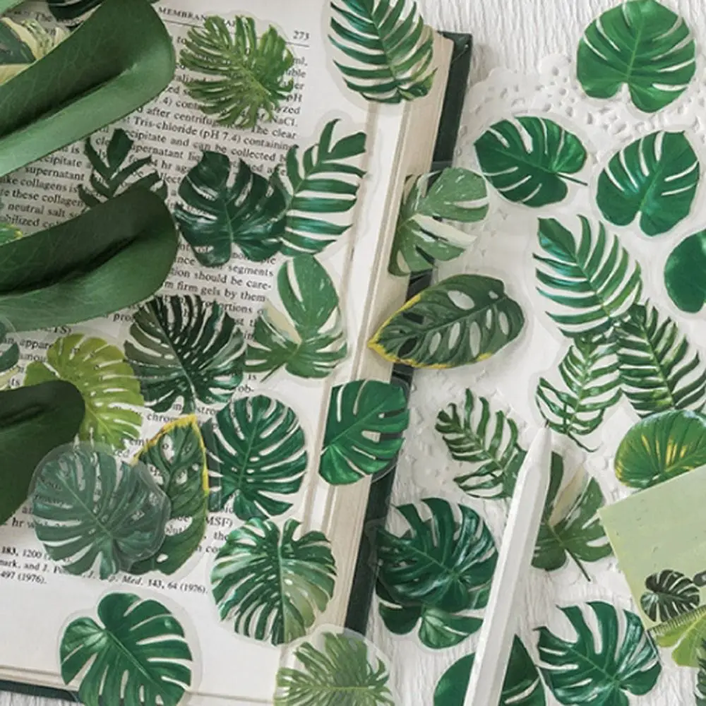 40 шт. опавшие листья кленовые наклейки в виде листьев растения природа для