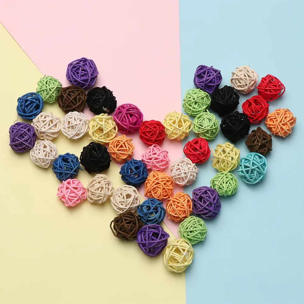 

Kids Toys Party Supplies Garden Patio DIY Accessories Home Ornaments Christmas Tree Decoration Artificial Rattan Balls