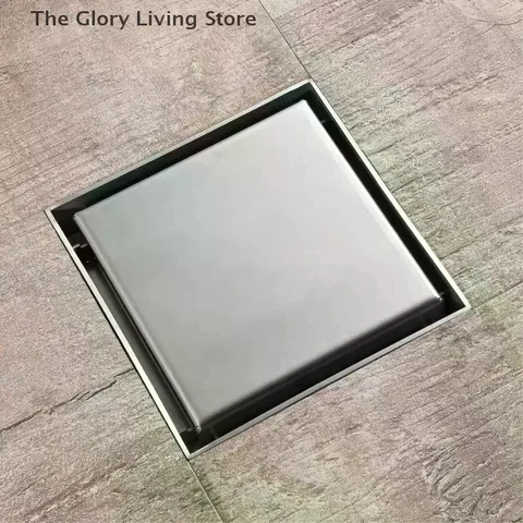 Решетка для слива HUXUAN 100*100 мм нержавеющая сталь