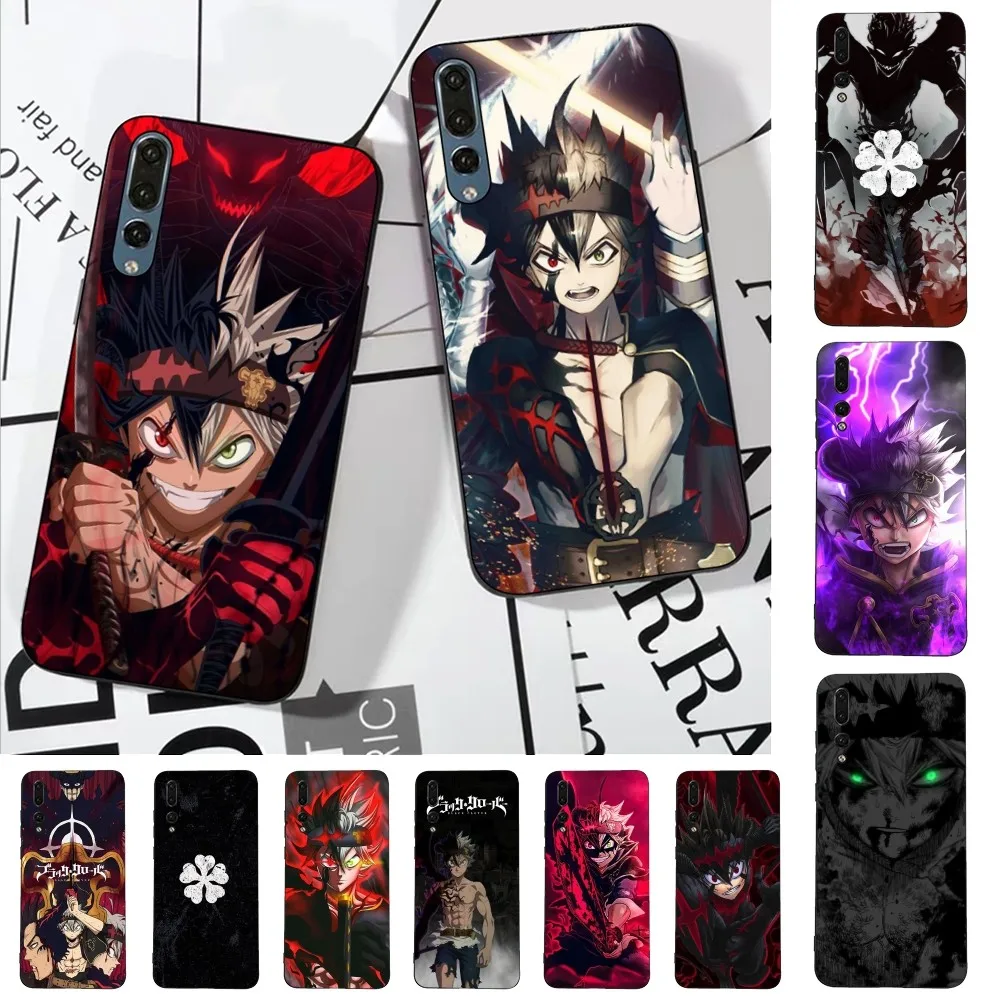 

Black Clover Asta Phone Case For Huawei P 8 9 10 20 30 40 50 Pro Lite Psmart Honor 10 lite 70 Mate 20lite