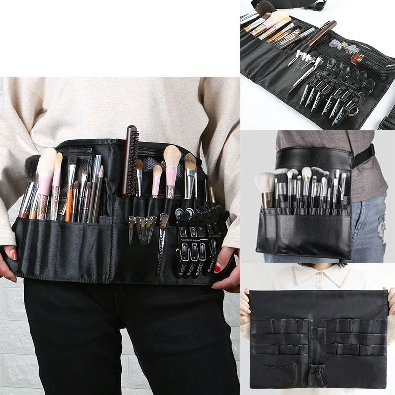 

Professional Cosmetic Bags Artist Brush Organize Pouch Water Proof Curling Iron Makeup Business Trip Show Fanny Pack Accessories