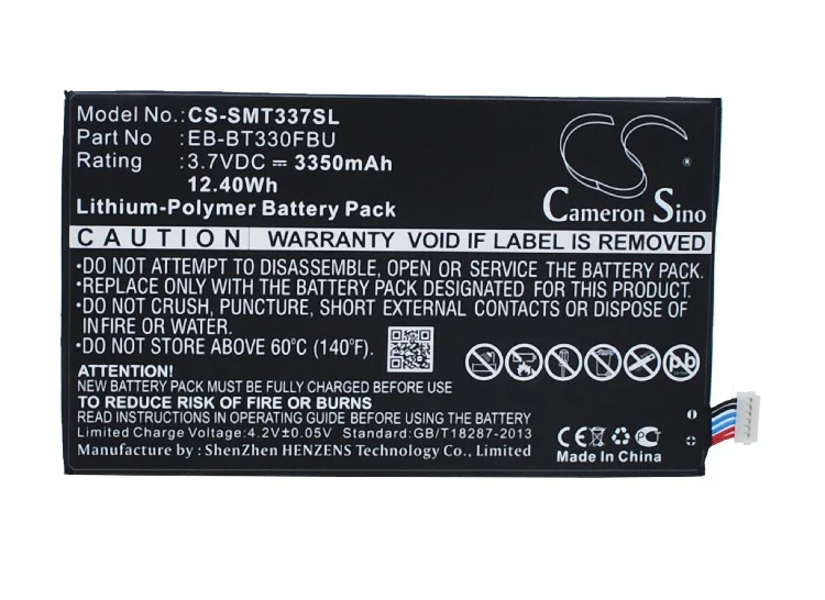 

Sam sung Sam sung Galaxy Tab 4 8.0 SM-T337A Tablet Battery