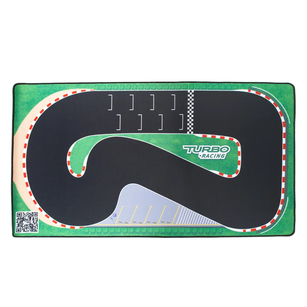 50x95cm Mini Car Track Fit for Different Scale RC Car Turbo Racing 1/76 Mini RC Car Race Track