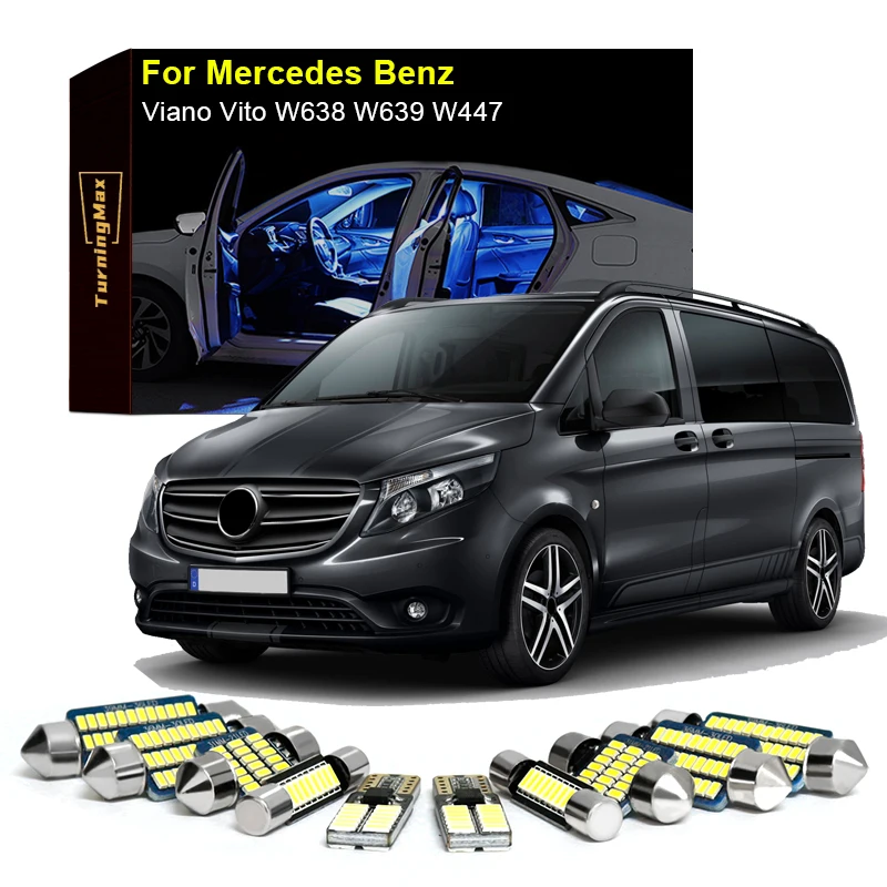 Лампы Canbus для внутреннего освещения Mercedes Benz Viano Vito W638 W639 W447 1996-2018
