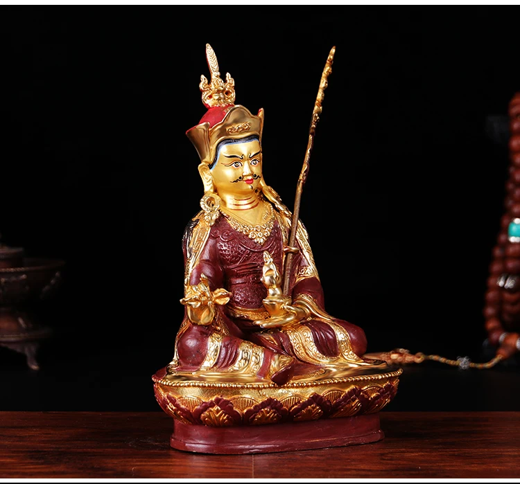 Оптовые буддийские принадлежности - изысканная 8 &quot-21 см буддийская позолота