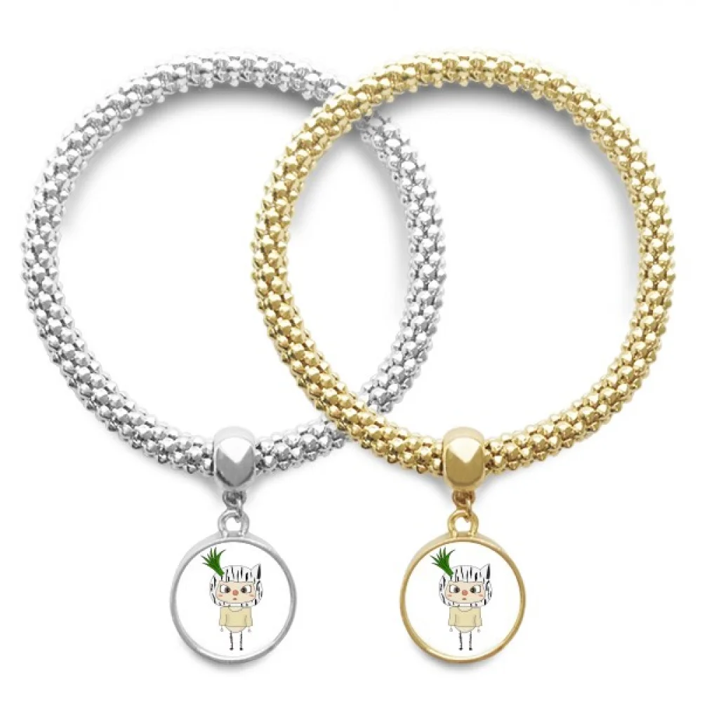 

Animal Black Nature Grass UU Lover Bracelet Bangle Pendant Jewelry Couple Chain Gift