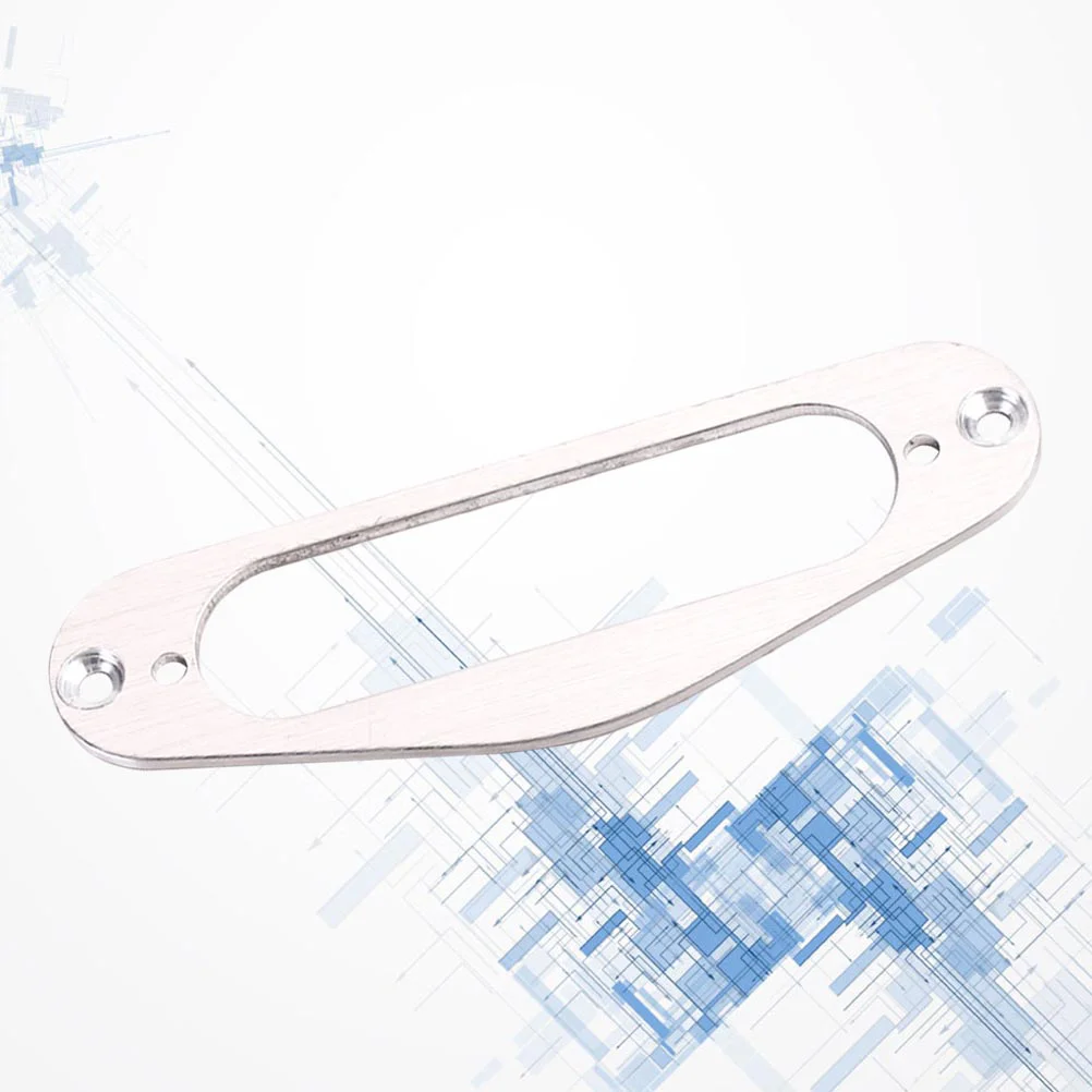 

Guitar Pickup Frame, 1 Flat Metal Humbucker Pickup Mounting Ring for Guitar Musical Instrument Bass ( Silver )