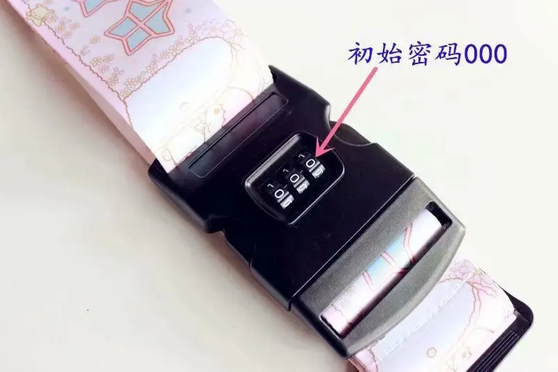 Kawaii Sanrios Kuromi аниме Регулируемый пароль замок для путешествий багажный ремень