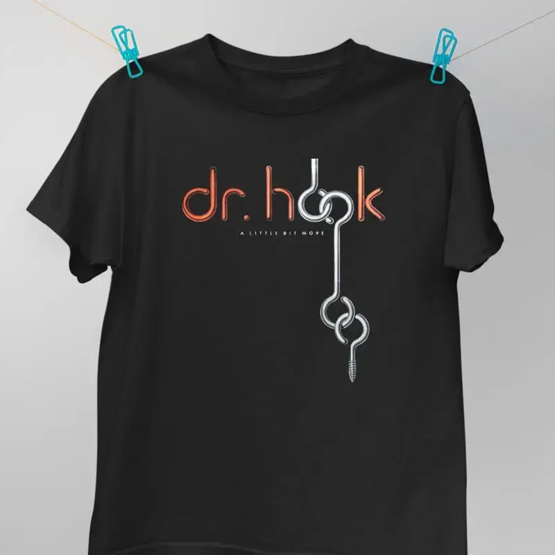 Фото Футболка Dr Hook Band A Little Bit More Cotton, черная, размеры S-234XL, TR073 №1