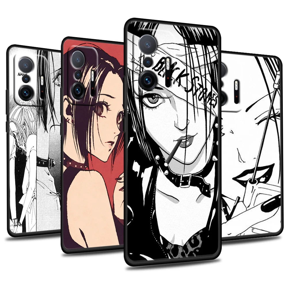

Cute Anime Singing Girl NANA For Xiaomi Mi A1 A2 A3 Mix 3 Poco F1 Mi 5 6 8 9 SE Pro Play Lite Silicone Soft Black Phone Case