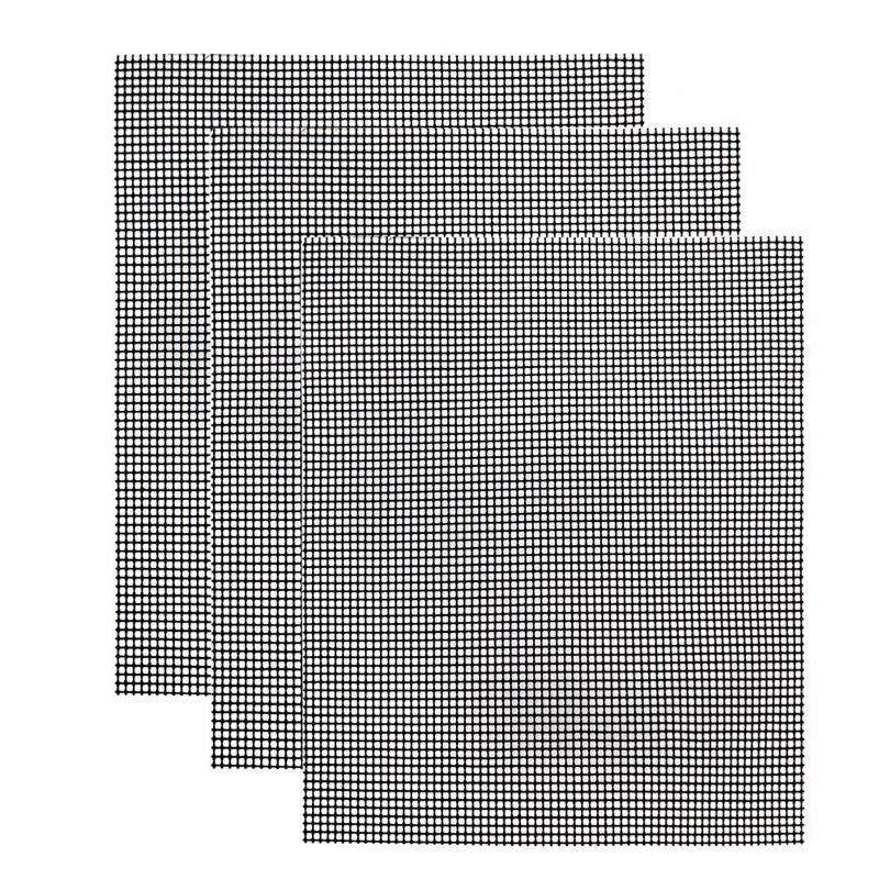 

3 шт., антипригарные коврики для гриля и барбекю