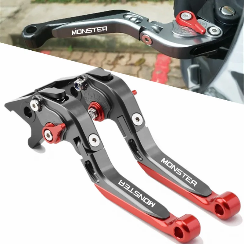 

For DUCATI MONSTER 659 796 695 High quality Motorcycle Folding Extendable CNC Adjustable Clutch Brake Levers