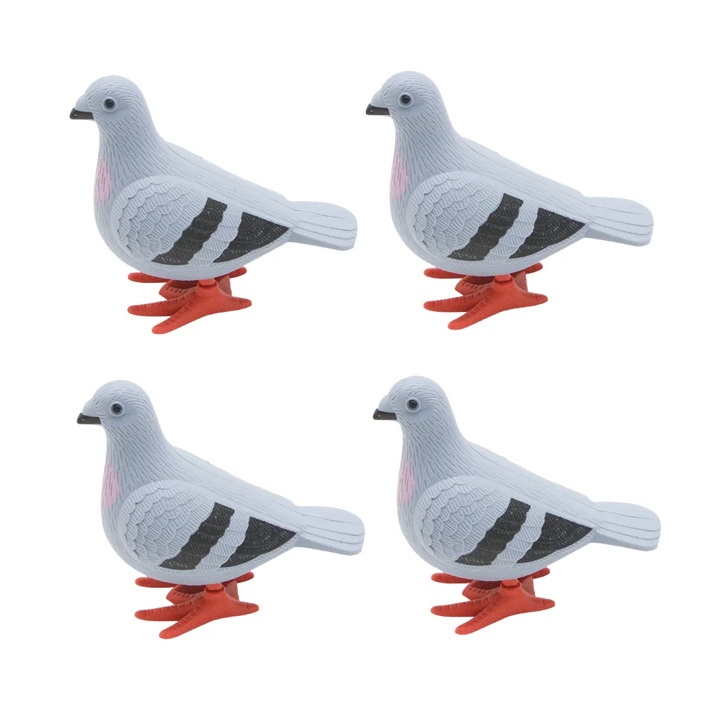 

Toy Pigeon Toys Wind Up Clockwork Kids Dove Animal Bird Walking Fake Party Jumping Easter Early Figurine Bath Figure Birds