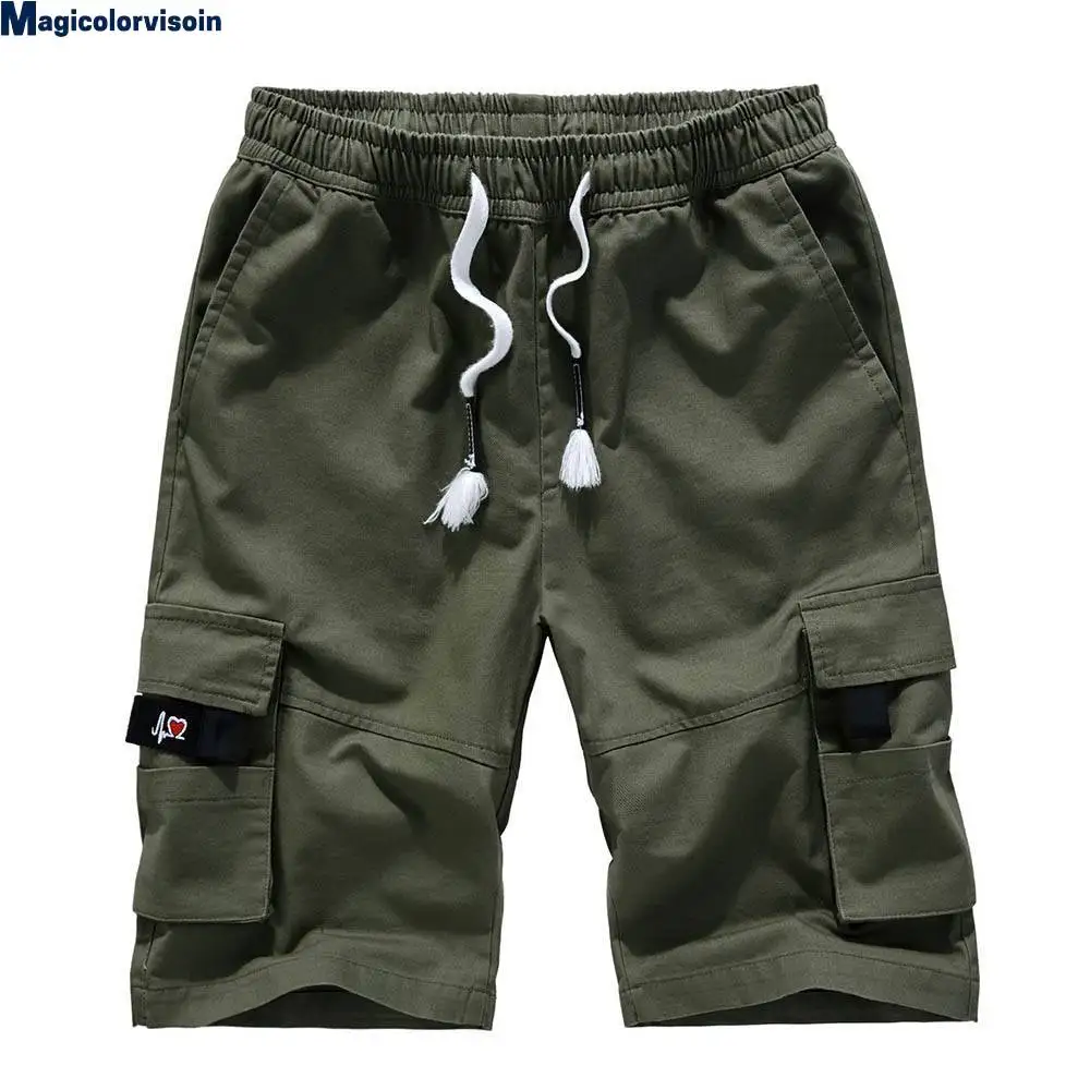 Mens Cargo Shorts 2022 Summer Camo 