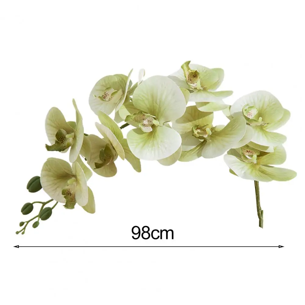Искусственные орхидеи с ножками 9 головок реалистичные искусственные фаленопсис